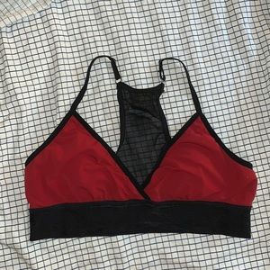 In the Studio racetrack yoga sports bra